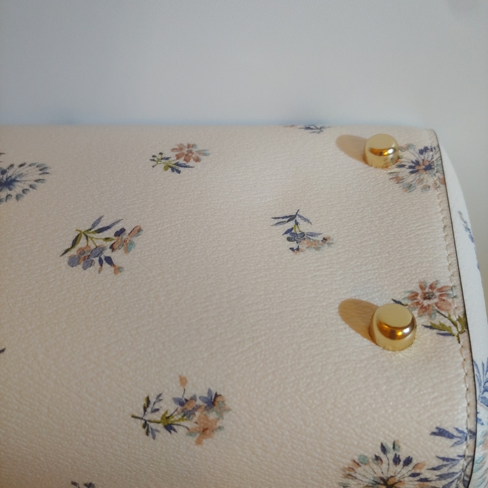 Coach Rowan Satchel Dandelion Floral Print New! - Picture 8 of 8